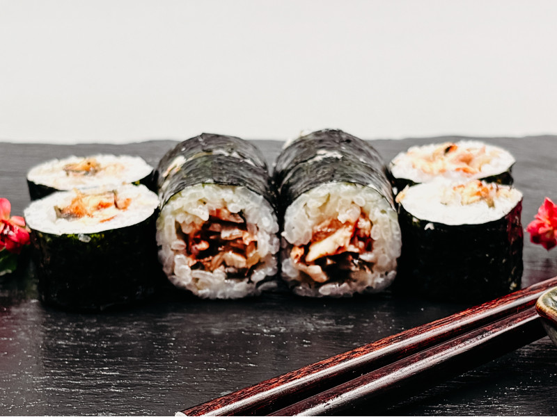 Hosomaki z węgorzem grill